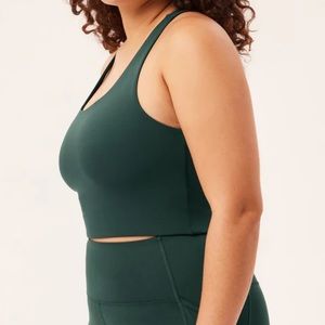 Girlfriend Collective Moss Paloma Racerback Bra